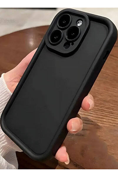 Fibaks Apple Iphone 14 Pro Max Uyumlu Kılıf Kamera Korumalı Yumuşak Dokulu Re...