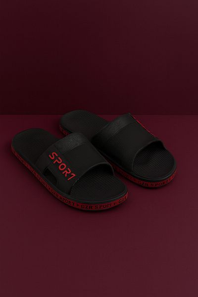 Behtah Kundura Men's Sport Anti-Slip Sole Pool Seaside Beach Daily Soft Slippers Suitable for Wet Floors