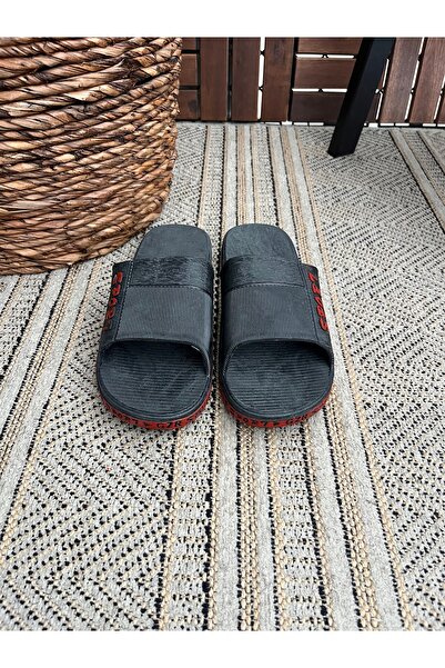 Behtah Kundura Men's Sport Anti-Slip Sole Pool Seaside Beach Daily Soft Slippers Suitable for Wet Floors