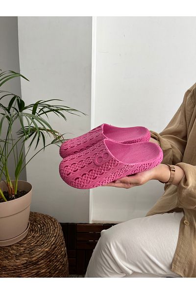 Behtah Kundura Closed Front Non-Slip Sole Slippers Balcony Bathroom Pool Seaside Beach Pool Daily Slippers