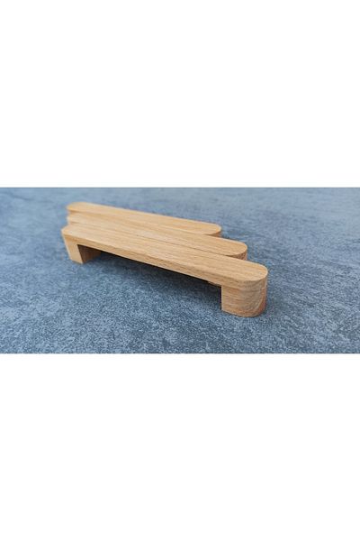 Wholewood مقبض خزانة خشب إليجانس 320 ملم لون خشب