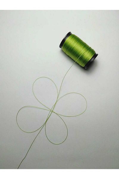 Eskişehir hobi sanat 0,2 mm Φιστίκι Πράσινο 30 μέτρα Κλεψύδρα - Πιο λεπτή Κλεψύδρα