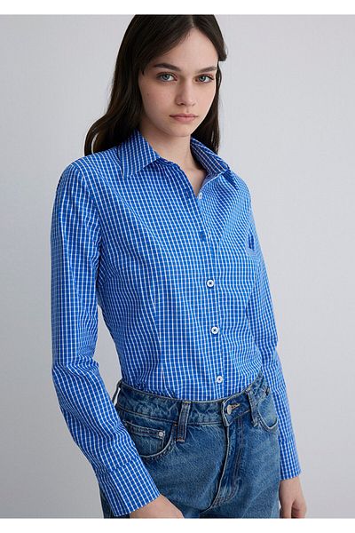 Mavi Cămașă Gingham Slim Fit / Slim Fit 1211225-83150