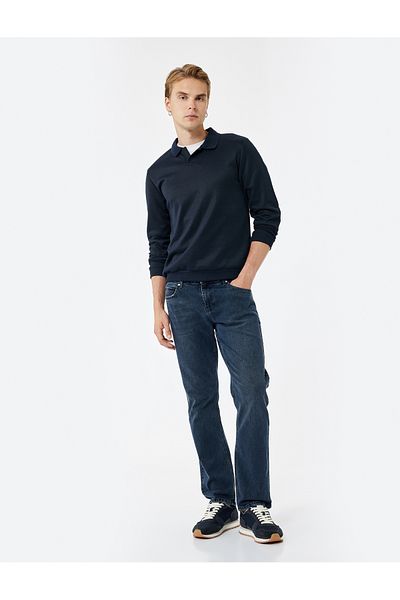 Koton Regular Waist Straight Fit Jean Trousers - Mark Jean