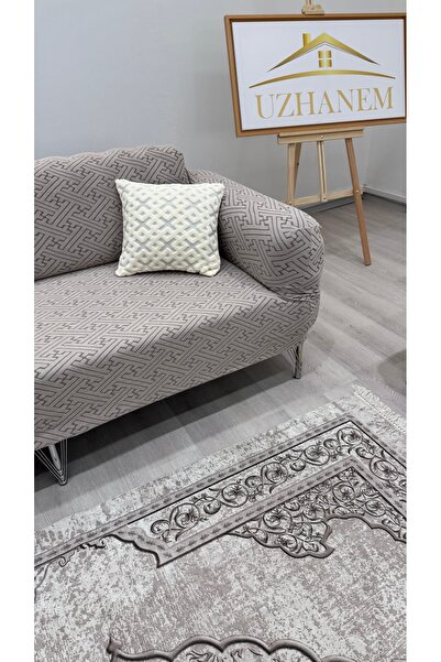 uzhanem High Quality 3-Seater Seat Cover - Lycra Seat Cover