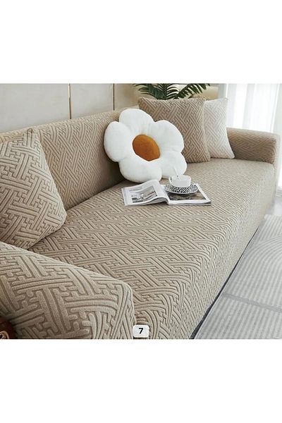 uzhanem Seat Cover Sofa Cover 1 Piece Lycra for 3 Seater Seats High Quality