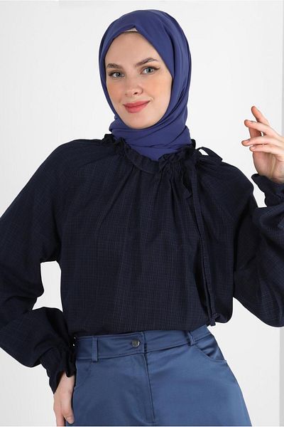Alvina GARNED TIE-DETAIL TUNIC 43891