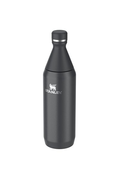 Stanley Sticlă izolată subțire Stanley 0,6 l, pentru toată ziua, din oțel inoxidabil, neagră