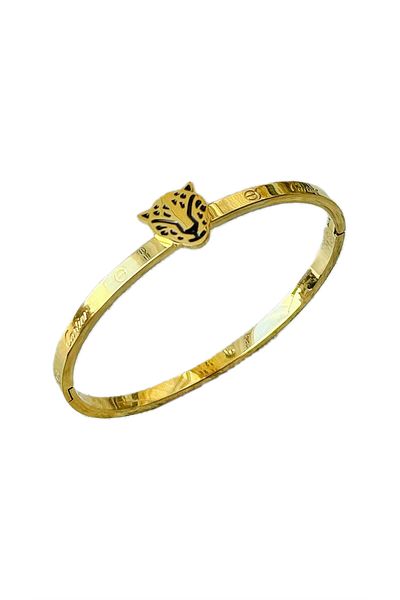 sulyra Crtier Panter Handcuff Bracelet