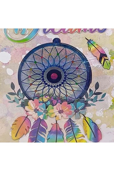 Bubu Handmade Dreams Sticker Label - Colorful