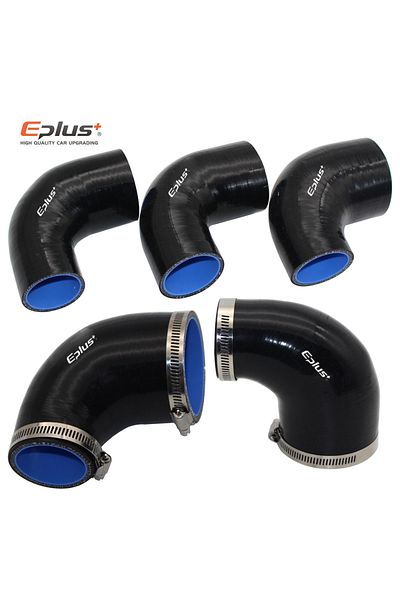 Choice 51mm-63mm Eplus Universal Silicone Tubing Hose 90 Degrees Big To Small Connector Car Intercooler Tur