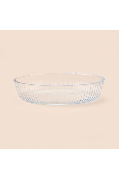 Masterchef Twin Oval Glass Oven Dish - Transparent - 25X17 cm