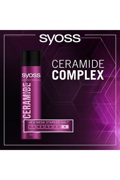 Syoss Ceramide Complex Hair Spray 400 ml – Strong Hold & Damage Repair Formula