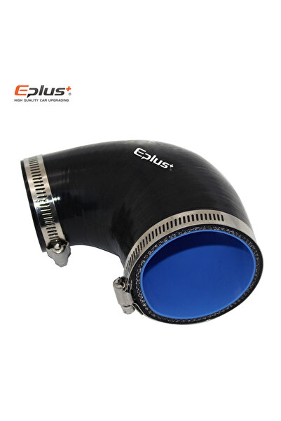 Choice9 خرطوم سيليكون عالمي من إي بلس، مقاس 70-76 مم، بزاوية 90 درجة، وصلة كب...