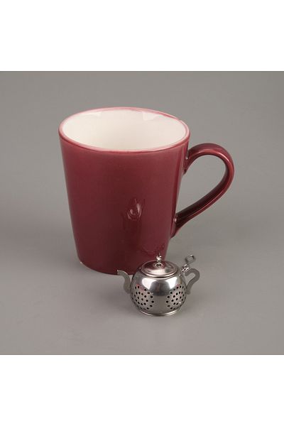 AROW Oval Herbal Tea Strainer - Gray