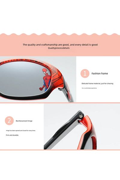 Choice 1 Pcs Spiderman Sunglasses Plastic Toys Children's Marvel Avengers Figure Spider-man Cartoon