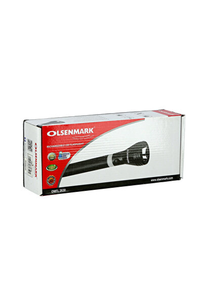Olsenmark 3x Rechargeable Led Flashlights | 3000mah, 1000m Range, Super Bright, Outdoor & Emergency Use