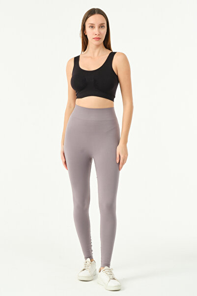 FOREVER MORE Sofie Model Gatherer Leggings drepte fără cusături cu talie înaltă