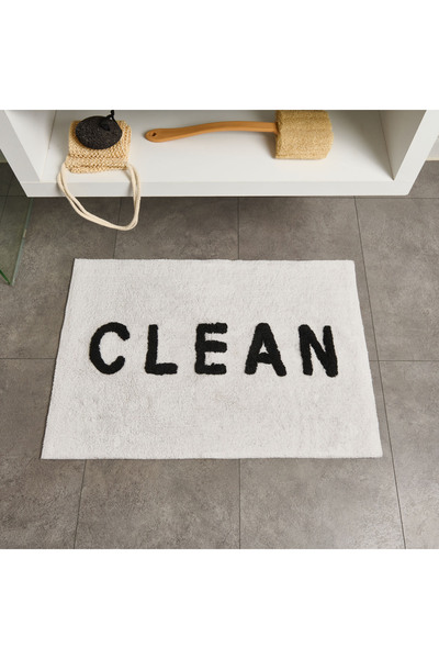 Evidea Covoraș de baie Soft Clean Tufting - Alb - 60x90 cm