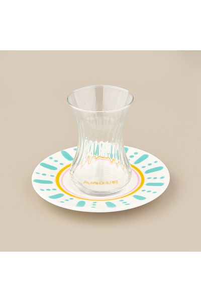 Evidea Kitchen Amour Tea Plate - Colored - 13 cm