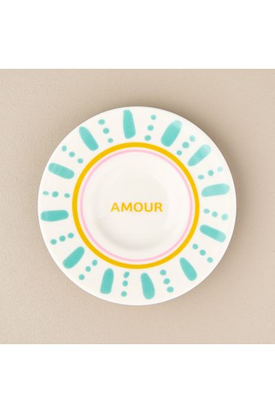 Evidea Kitchen Amour Tea Plate - Colored - 13 cm