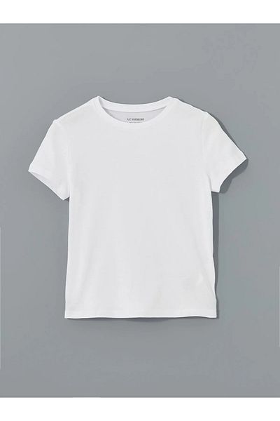 LC Waikiki Tricou pentru fetiță cu paiete reversibil cu gât roșu