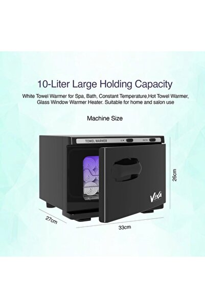 Viva Professional UV Towel Warmer 10A Black