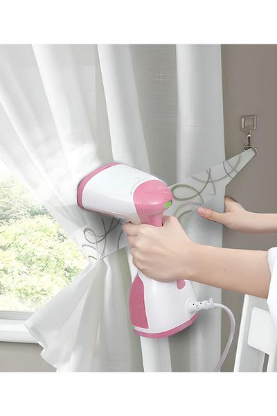 Kiwi New Generation Ksi 6450 Portable Steam Anti-Wrinkle Vertical Iron 1200W - Pink