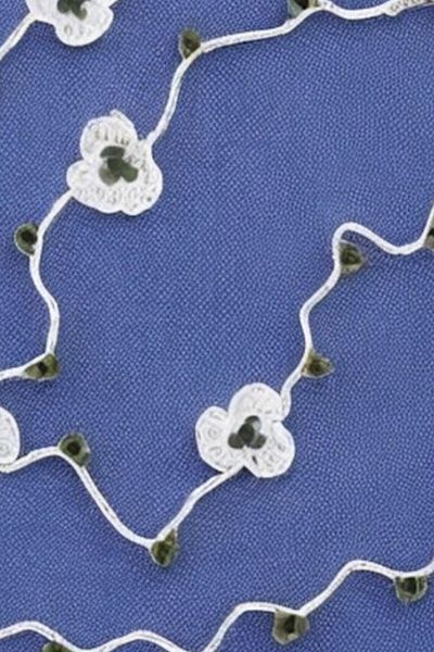 nftart.design Beads and Embroidered Flowers - Handmade Glasses String Strap