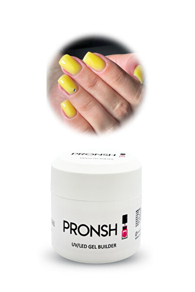 Pronsh Builder Jel 50ml Yellow , Sarı , Uv/led Protez Tırnak Jeli