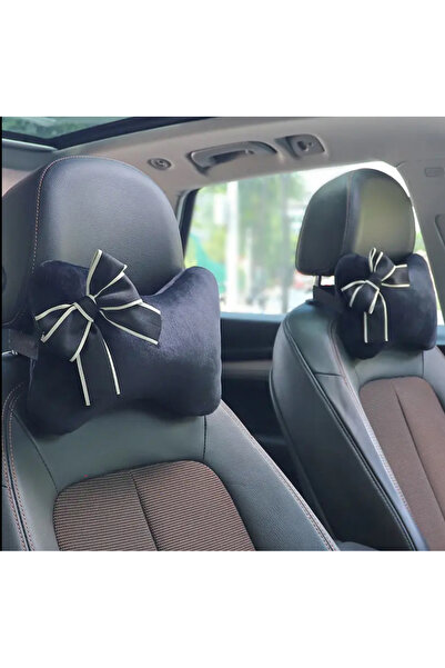 So Iconic 1 τεμάχιο πολύ κομψό μαύρο-μπεζ υφασμάτινο μαξιλάρι κεφαλής καθίσμα...