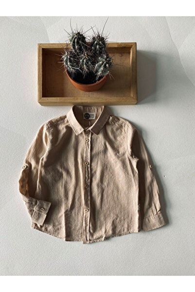rg kidsstore Young Men's 100% Linen Shirt_Rg3386