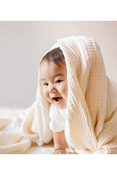 EIFIN 4 Layer Multi-Purpose Muslin Cover & Blanket 100% Cotton, Oeko-Teks Cer...