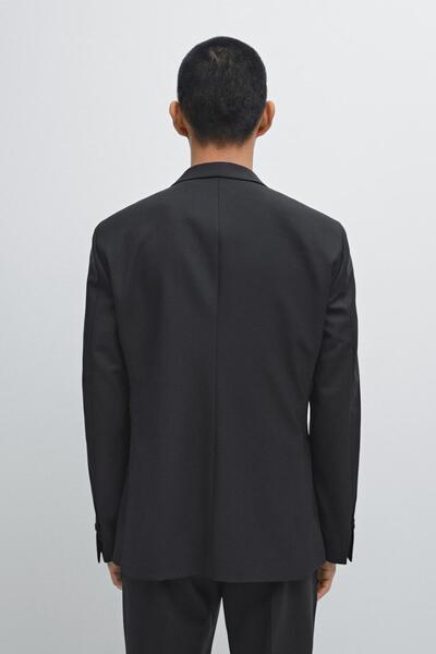 Massimo Dutti %100 yün klasik blazer