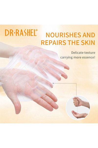 DR.RASHEL Dr Rashel Gold Collagen Face Mask – 5pcs (25G EACH) Anti-wrinkle, Lifting & Hydrating Treatment