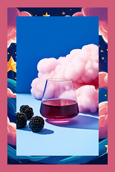 Mim and More Sleep Well Sirke – Gül ve Böğürtlen Özlü, %100 Doğal, Katkısız Gece Sirkesi, 250 ml