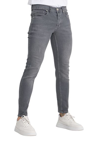 OneZero Ανδρικό παντελόνι σε γκρι Skinny Fit
