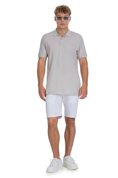 Hatemoğlu Μπλουζάκι Stone Regular Fit 100% βαμβακερό γιακά πόλο