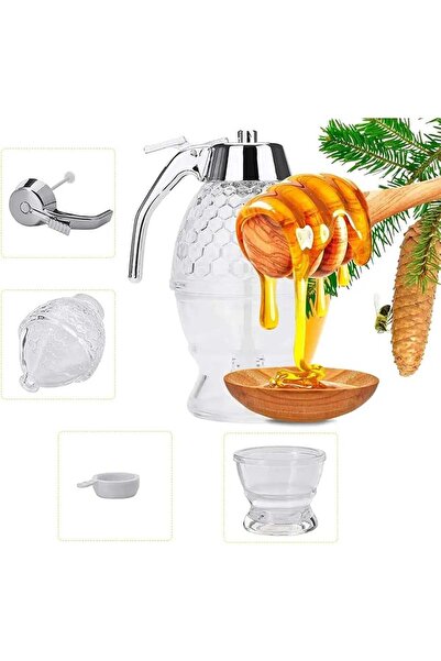 Generic Storage Holder, for Serving Honey and Syrup, No Drip, Moderate Flow (200ml)