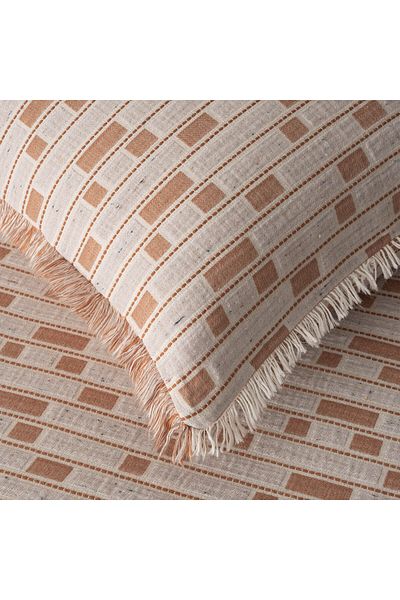 Ecocotton طقم بيكيه مزدوج من ميريسا - 100% قطن عضوي، منسوج من الموسلين، 240 × 260 سم تيرا