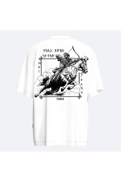 Fandr Store White Oversize Shatuo Unisex T-Shirt