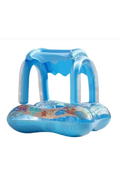 St Morritz Inflatable Canopy Baby Float Baby Ring Baby Float Baby Ring with Seat