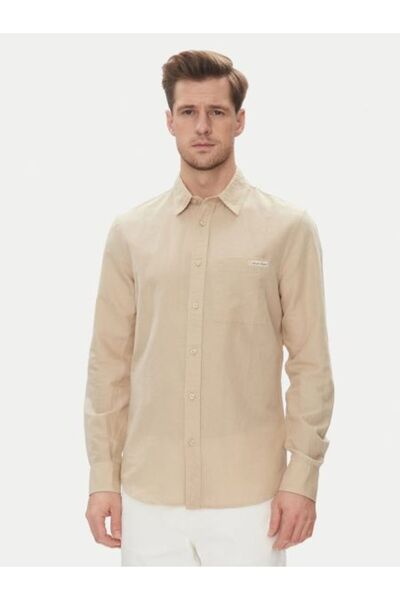 Calvin Klein LINEN COTTON SHIRT