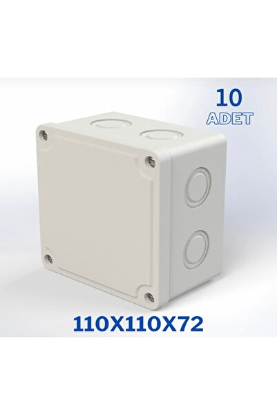 sebox Sıva Üstü Kare Buat Kutu 110x110x72- 10 Adet