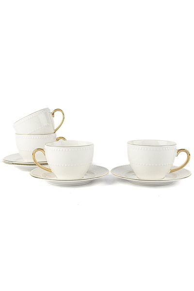 Mikasa Moor Lorena Set of 4 Tea Cups