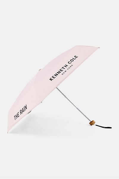 Kenneth Cole Mini Brand Logo Pocket Umbrella, Pink