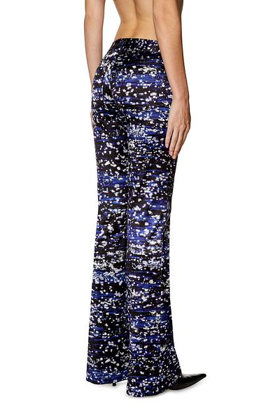 Diesel Pantaloni de damă cu model albastru