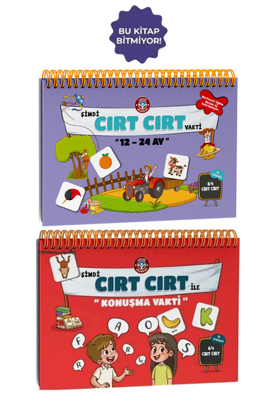 Çocuk Akademi 12-24 Ay Cırt Cırt Ve Cırt Cırt Ile Konuşma Vakti Etkinlik Seti