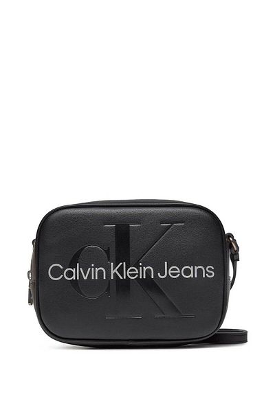 Calvin Klein Dámská černá taška přes rameno – tvarovaná taška na fotoaparát, stylová a funkční
