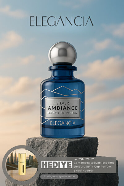 Elegancia Silver Ambiance Extrait De Parfum - 100 ml | Dubai Esintili Niş Unisex Parfüm